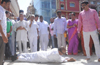 Mangaluru: Janardhana Poojary offers Urulu Seve for the cause of Cauvery